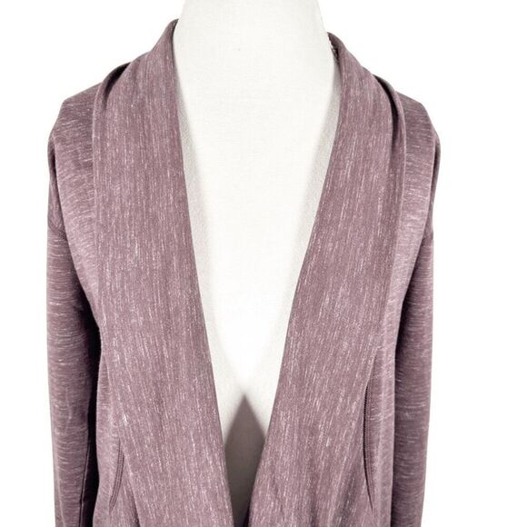 Kuhl Helix Wrap Purple Space Dye Print Cardigan Topper Pockets Outdoors Size S - Picture 6 of 9